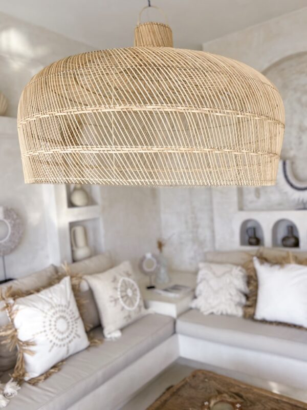 Duża lampa rattanowa 100cm XL