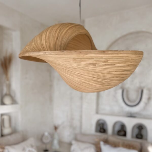 lampa bambusowa design