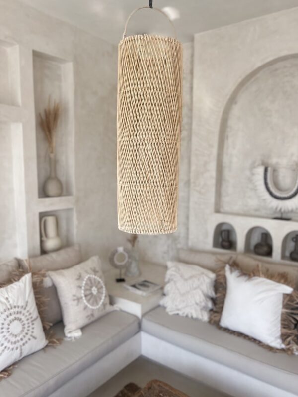 lampa rattanowa stojąca wisząca