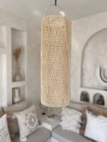 lampa rattanowa stojąca wisząca
