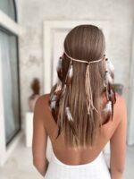 opaska boho z piór