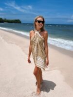 Pareo Plażowe Chusta ASTRI BEŻOWE - Image 5