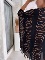 chusta plażowa tunika boho
