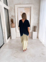 sukienka maxi czarna boho