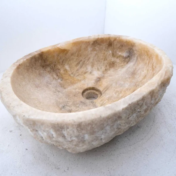 zlew kamienny łazienkowy