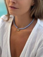 letni choker damski