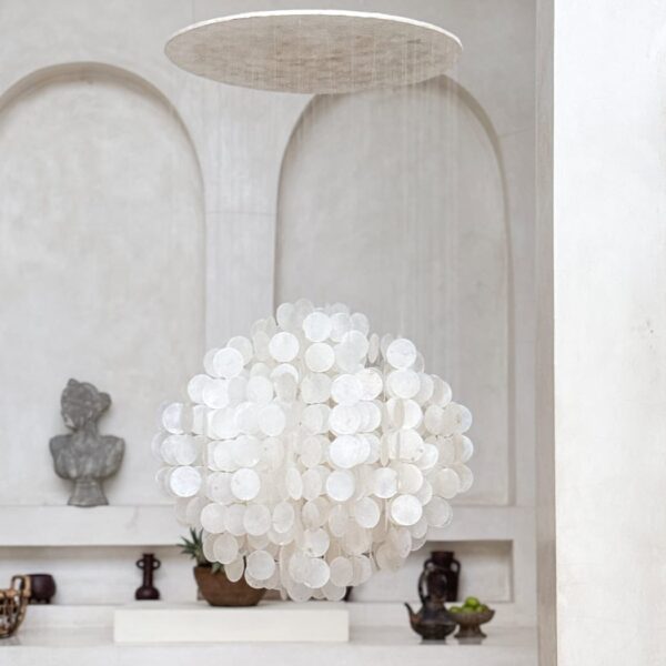 lampa z masy perłowej