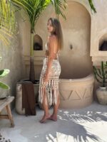 spódnica boho pleciona