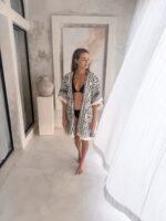 narzutka plażowa boho krótka