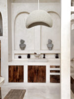 lampa kamień styl wabi sabi