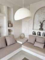 lampa nowoczesna biała stone