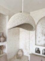 lampa japandi beżowa