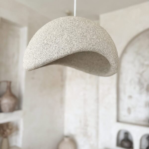 lampa japandi beżowa