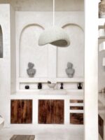 lampa w stylu japandi