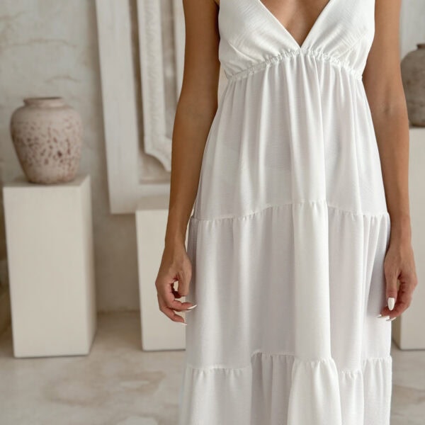 sukienka maxi na ramiączkach